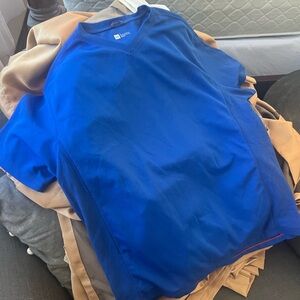 GAP Royal Blue V-Neck Athletic Shirt